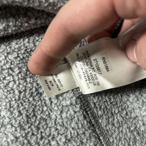 Patagonia Better Sweater 1/4 Zip Women’s Medium Gray Heather Fleece Pullover - Picture 9 of 10
